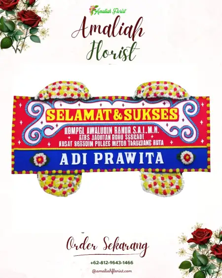 Papan Bunga Ucapan Selamat Pagon